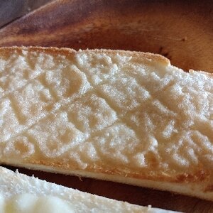 食パンで簡単！メロンパン風トースト！